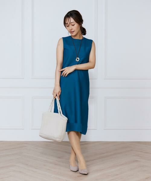 INED / イネド ミニ丈・ひざ丈ワンピース | ハートアイレットニットワンピース | 詳細2