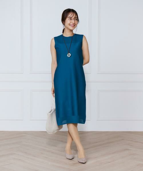 INED / イネド ミニ丈・ひざ丈ワンピース | ハートアイレットニットワンピース | 詳細3