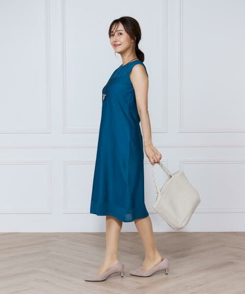 INED / イネド ミニ丈・ひざ丈ワンピース | ハートアイレットニットワンピース | 詳細4