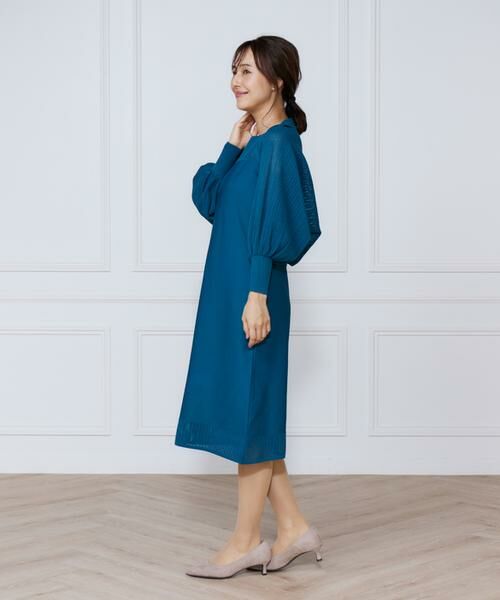 INED / イネド ミニ丈・ひざ丈ワンピース | ハートアイレットニットワンピース | 詳細7