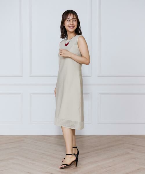INED / イネド ミニ丈・ひざ丈ワンピース | ハートアイレットニットワンピース | 詳細9
