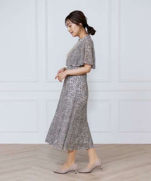 INED / イネド ミニ丈・ひざ丈ワンピース | 配色レースマーメイドワンピース | 詳細4