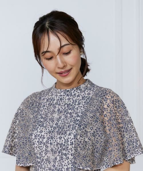 INED / イネド ミニ丈・ひざ丈ワンピース | 配色レースマーメイドワンピース | 詳細20