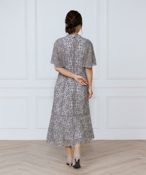 INED / イネド ミニ丈・ひざ丈ワンピース | 配色レースマーメイドワンピース | 詳細15