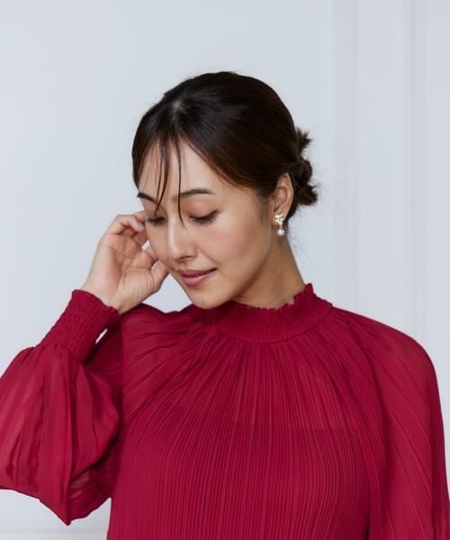 INED / イネド ミニ丈・ひざ丈ワンピース | 総プリーツシャーリングワンピース | 詳細15