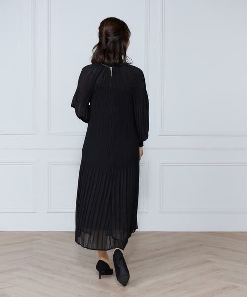 INED / イネド ミニ丈・ひざ丈ワンピース | 総プリーツシャーリングワンピース | 詳細9