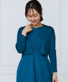 INED / イネド ベスト | リブショート丈ボレロ