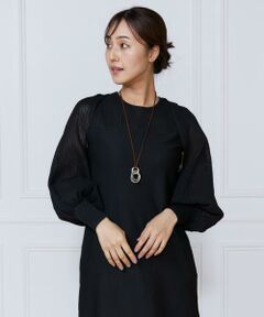 INED / イネド カーディガン・ボレロ | ハートアイレットニットボレロ