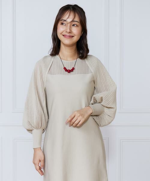 INED / イネド カーディガン・ボレロ | ハートアイレットニットボレロ | 詳細13