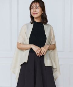 INED / イネド マフラー・ショール・スヌード・ストール | シアーアーガイル大判ニットショール