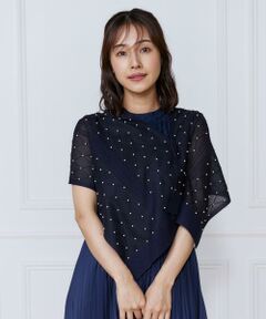 INED / イネド マフラー・ショール・スヌード・ストール | シアーアーガイルパールショール