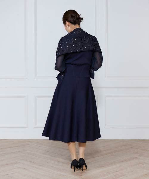 INED / イネド マフラー・ショール・スヌード・ストール | シアーアーガイルパールショール | 詳細10