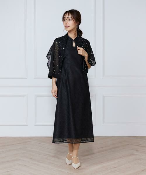 INED / イネド マフラー・ショール・スヌード・ストール | シアーアーガイルパールショール | 詳細3