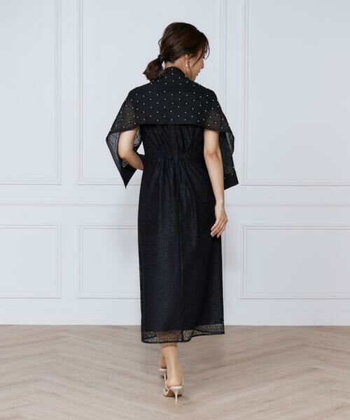 INED / イネド マフラー・ショール・スヌード・ストール | シアーアーガイルパールショール | 詳細4