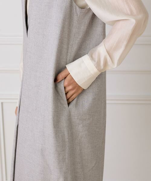 INED / イネド ロング・マキシ丈ワンピース | 《大きいサイズ》コクーンワンピース | 詳細11