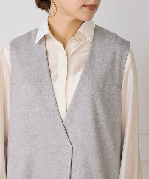 INED / イネド ロング・マキシ丈ワンピース | 《大きいサイズ》コクーンワンピース | 詳細8