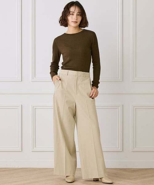 INED / イネド その他パンツ | 《大きいサイズ》セミワイドパンツ | 詳細15
