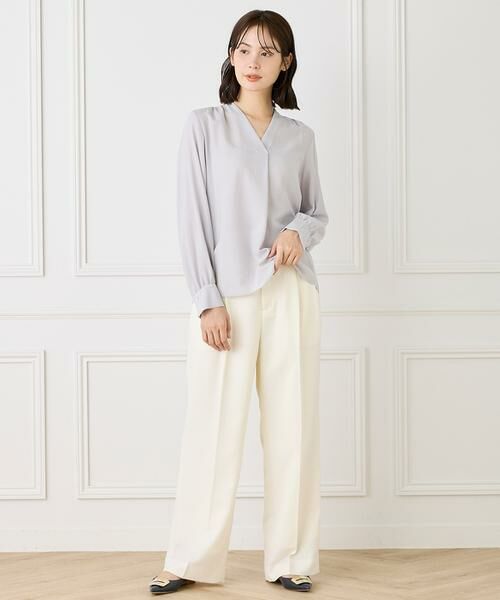 INED / イネド シャツ・ブラウス | Vネックブラウス | 詳細5