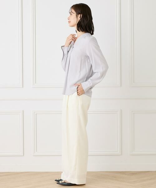 INED / イネド シャツ・ブラウス | Vネックブラウス | 詳細6