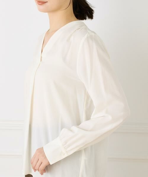 INED / イネド シャツ・ブラウス | 《大きいサイズ》Vネックブラウス | 詳細15