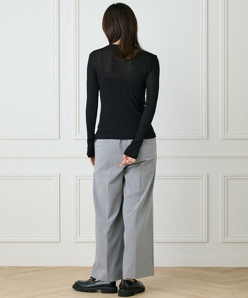 INED / イネド Tシャツ | クルーネックテレコカットソー | 詳細13