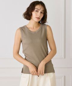 INED / イネド タンクトップ | コットンリブタンクトップ《YVON》