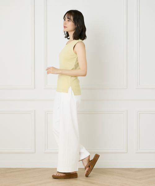 INED / イネド タンクトップ | コットンリブタンクトップ《YVON》 | 詳細3