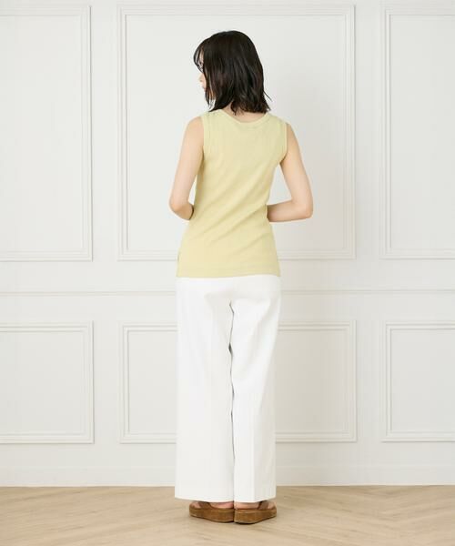 INED / イネド タンクトップ | コットンリブタンクトップ《YVON》 | 詳細4