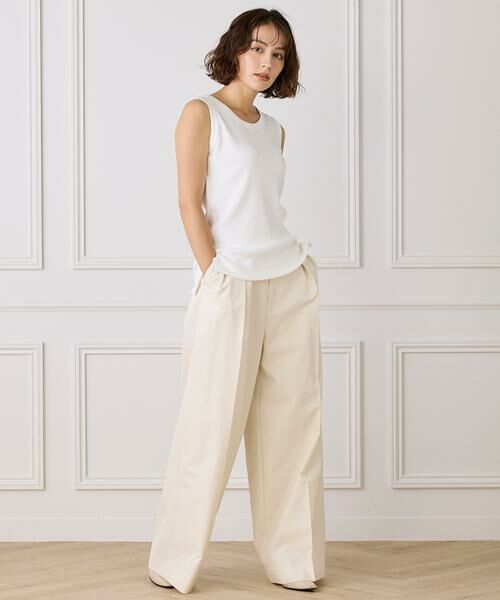 INED / イネド タンクトップ | コットンリブタンクトップ《YVON》 | 詳細7