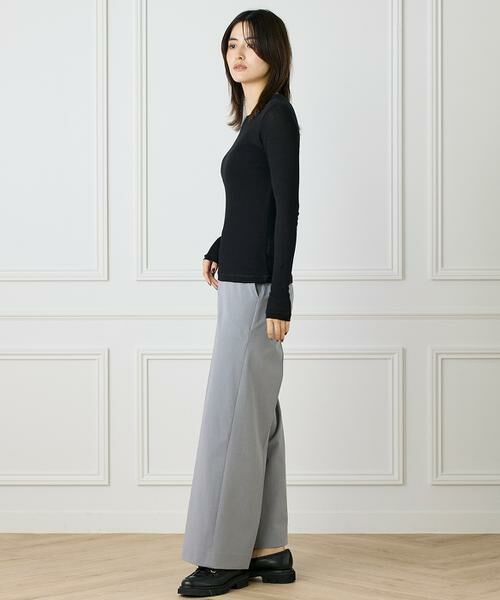 INED / イネド Tシャツ | 《大きいサイズ》クルーネックテレコカットソー | 詳細12