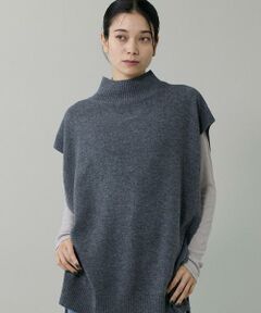 INED / イネド Tシャツ | 《大きいサイズ》ハイネックロングTシャツ