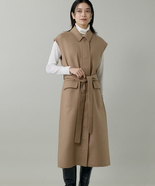 INED / イネド ベスト | ダブルフェイス2WAYロングジレ | 詳細10