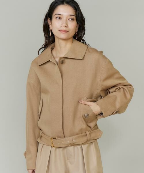 INED/イネド 《三尋木奈保コラボ・Oggi12月号掲載》カーヴィブルゾン《WEB・POPUP限定カラー》 ベージュ2 09 INED/イネド 《三尋木奈保コラボ・Oggi12月号掲載》カーヴィブルゾン《WEB・POPUP限定カラー》 ベージュ2 09