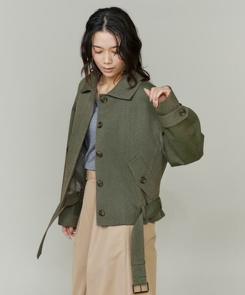 INED / イネド ブルゾン | 《三尋木奈保コラボ・Oggi12月号掲載》カーヴィブルゾン《WEB・POPUP限定カラー》 | 詳細10