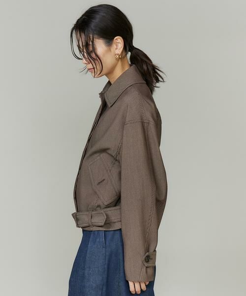 INED / イネド ブルゾン | 《三尋木奈保コラボ・Oggi12月号掲載》カーヴィブルゾン《WEB・POPUP限定カラー》 | 詳細3