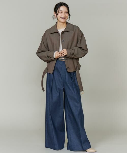 INED / イネド ブルゾン | 《三尋木奈保コラボ・Oggi12月号掲載》カーヴィブルゾン《WEB・POPUP限定カラー》 | 詳細4