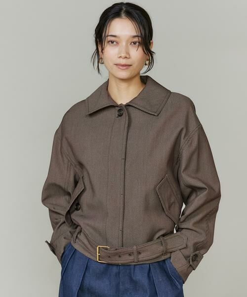 INED/イネド 《三尋木奈保コラボ・Oggi12月号掲載》カーヴィブルゾン《WEB・POPUP限定カラー》 ダークブラウン4 09 INED/イネド 《三尋木奈保コラボ・Oggi12月号掲載》カーヴィブルゾン《WEB・POPUP限定カラー》 ダークブラウン4 09