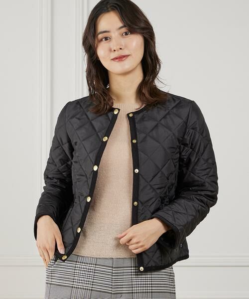 INED/イネド 《Traditional Weatherwear》キルティングコート ARKLEY ブラック 07 INED/イネド 《Traditional Weatherwear》キルティングコート ARKLEY ブラック 07