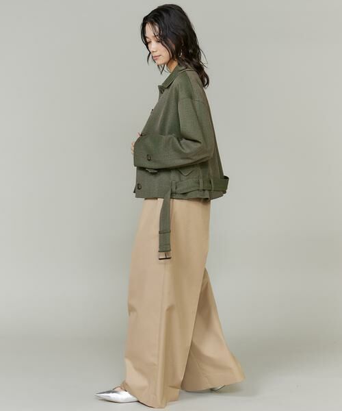 INED / イネド ブルゾン | 《大きいサイズ》カーヴィブルゾン《三尋木奈保コラボ/Oggi12月号掲載/WEB・POPUP限定カラー》 | 詳細13