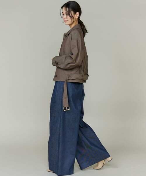 INED / イネド ブルゾン | 《大きいサイズ》カーヴィブルゾン《三尋木奈保コラボ/Oggi12月号掲載/WEB・POPUP限定カラー》 | 詳細5