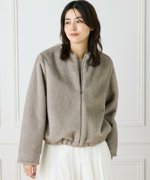 INED / イネド その他アウター | 《大きいサイズ》エコファーブルゾン | 詳細10