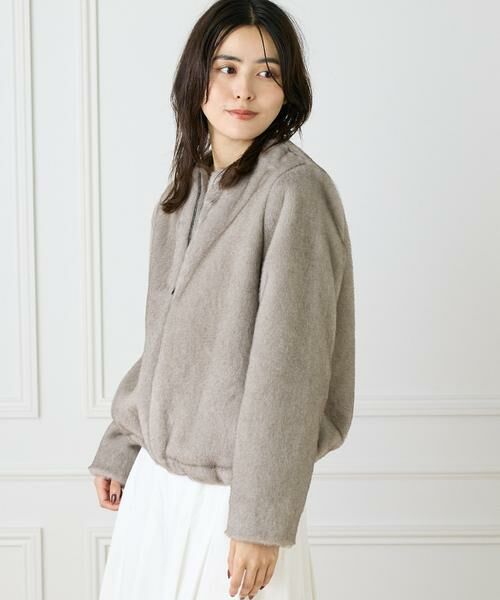 INED / イネド その他アウター | 《大きいサイズ》エコファーブルゾン | 詳細11