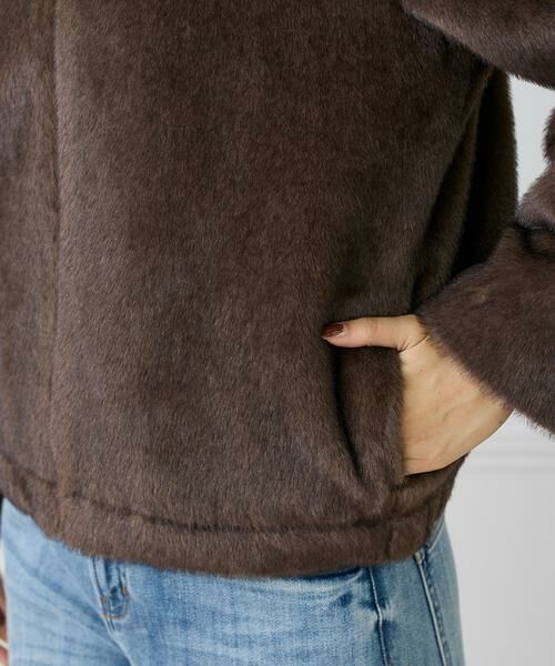 INED / イネド その他アウター | 《大きいサイズ》エコファーブルゾン | 詳細14