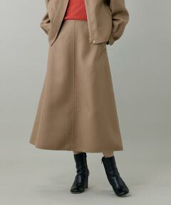 INED / イネド ロング・マキシ丈スカート | ダブルフェイスAラインスカート