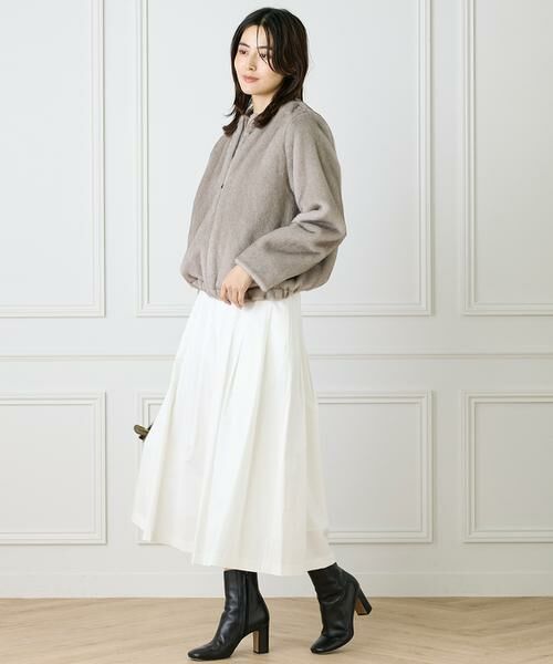 INED / イネド ミニ・ひざ丈スカート | タックプリーツスカート | 詳細4