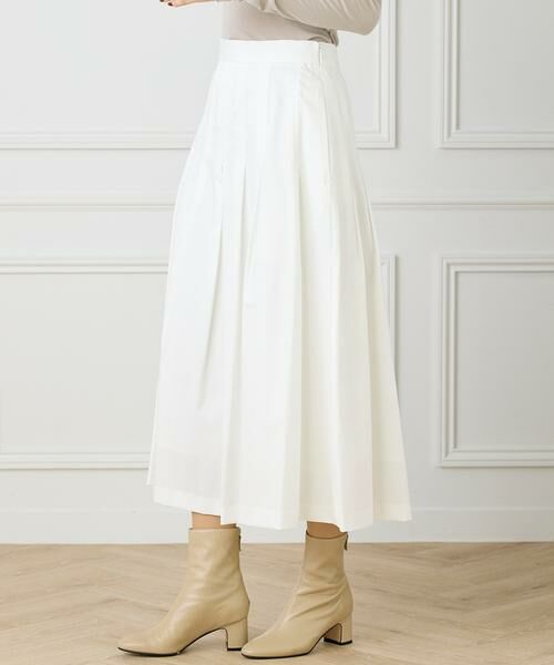 INED / イネド ミニ・ひざ丈スカート | タックプリーツスカート | 詳細6