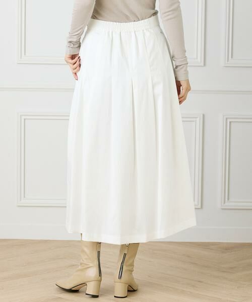 INED / イネド ミニ・ひざ丈スカート | 《大きいサイズ》タックプリーツスカート | 詳細7