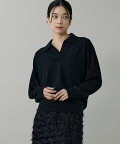 INED / イネド ニット・セーター | ポロ衿ドルマンニット　