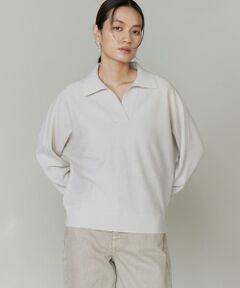 INED / イネド ニット・セーター | ポロ衿ドルマンニット　