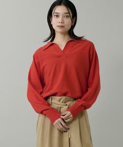 INED / イネド ニット・セーター | ポロ衿ドルマンニット　